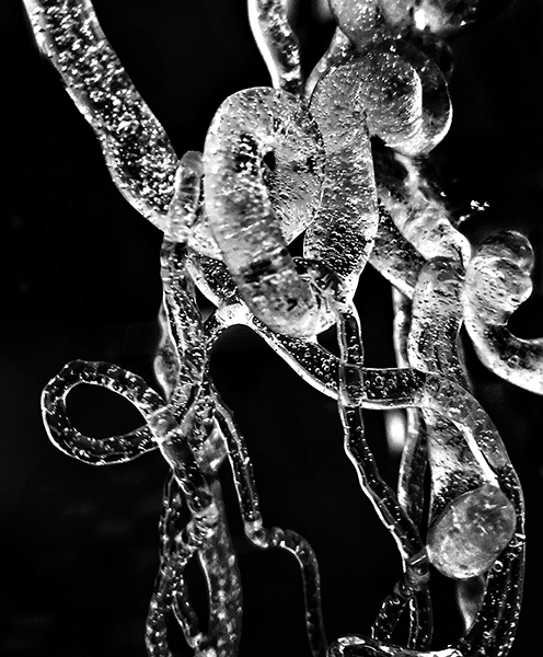 Ananda_Velo. BIOHILOS_ Fotografía de hilos biodegradables hechos a base de alginato vegetal. 40x50 cm, 2022.