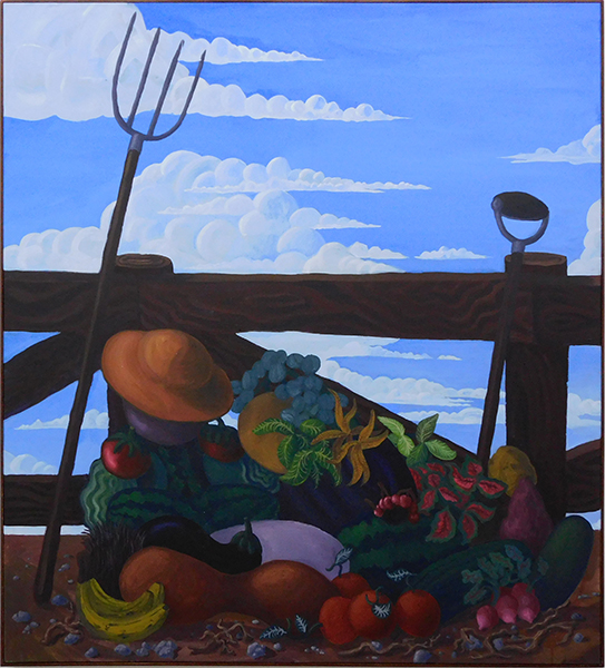 Felipe Alvarez Parisi - Remanso II, 2024 Acrílico sobre tela 150 x 140 cm