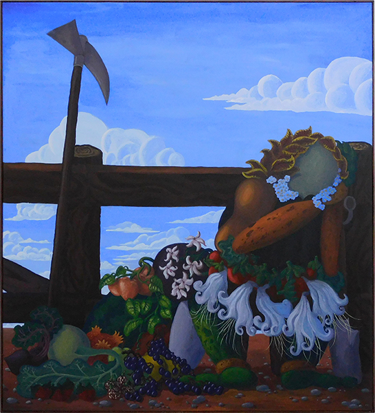 Felipe Alvarez Parisi - Remanso III, 2024 Acrílico sobre tela 150 x 140 cm