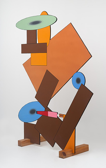 Schiavi, Cristina. Autorretrato, 2005. Escultura en fibrofácil, 230 x 183 x 60 cm. 2