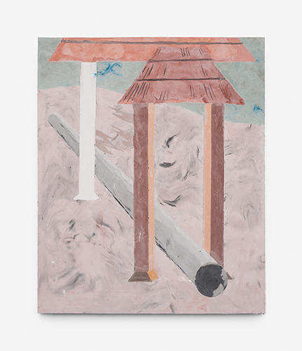 Maxi Murad - El eco de un tiempo distante - 2025 - Yeso ferrites estructura de aluminio - 52x43x2cm 2 - Moria Galeria