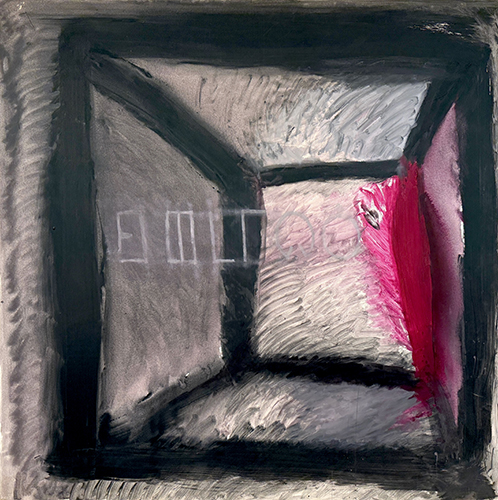 Clorindo Testa 1987. Utopía. Acrílico sobre tela. 200 x 200 cm