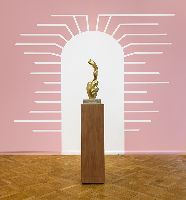 Verónica Romano, Cisne decó (2024), escultura de bronce - Tramo Galería