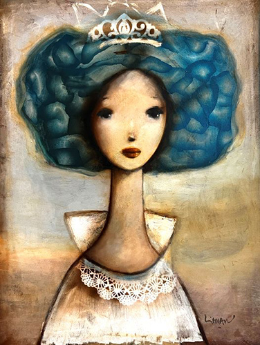 Adrián Lirman, óleo, Jazz Queen