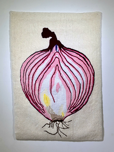 Cebolla Morada - Alfombra, Tapiz Turfting - 160 x 112 cm - 2025 - The White Lodge