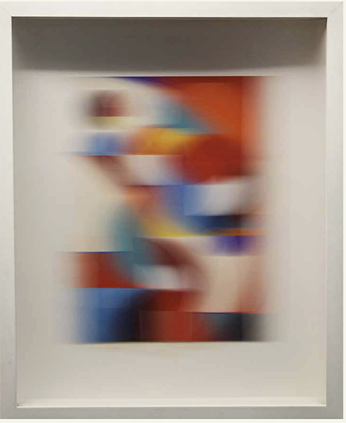 Roger Mac Entyre. ILUSION 2, 2021 Pintura acrílica sobre acrílico 50 × 40 cm.